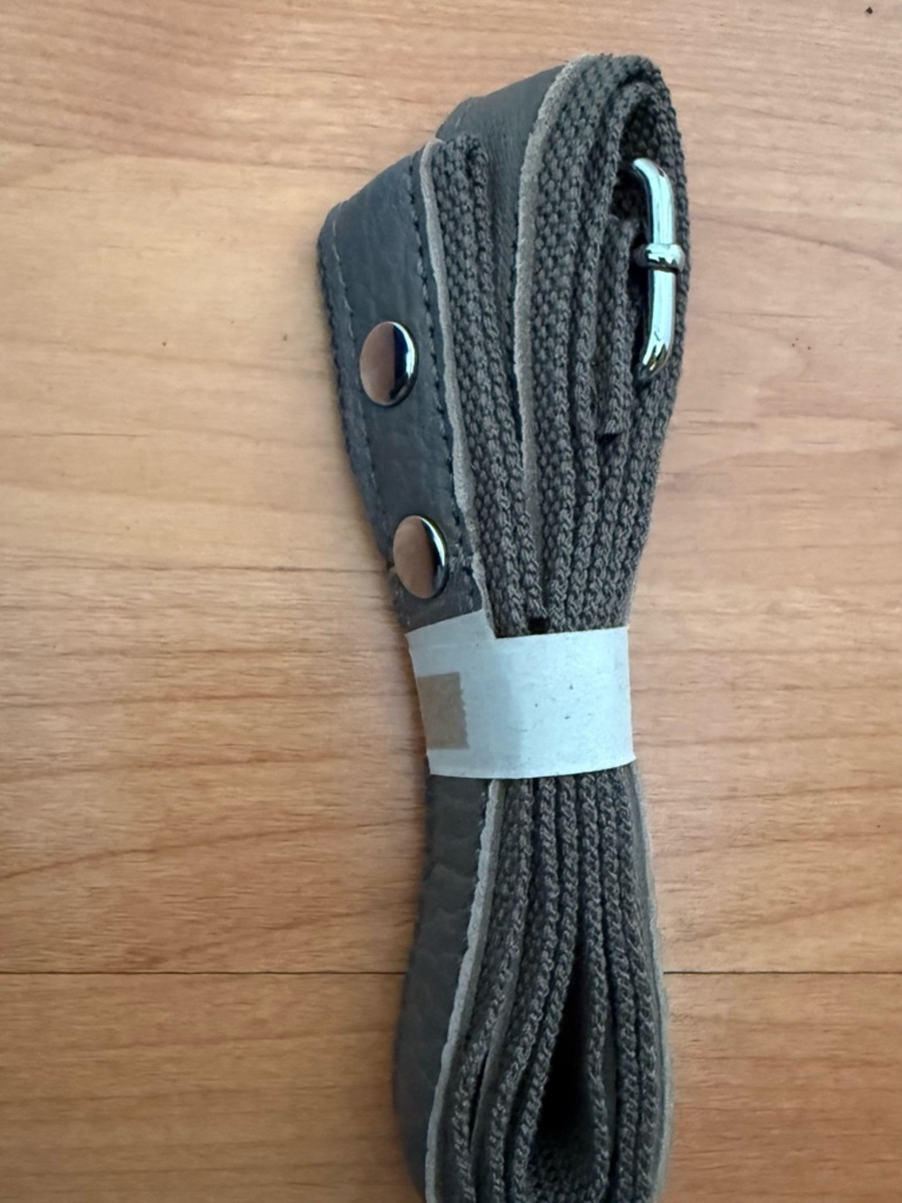 Ruffled Hobo Shoulder Bag in Charcoal - Picture 4 of 5